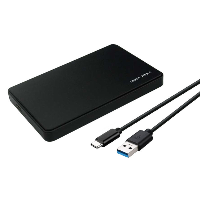 Vanjska kutija za 2,5-inčni SATA disk s USB 3.1 Type-C, dizajn bez vijaka, ABS+PC, podrška do 3 TB