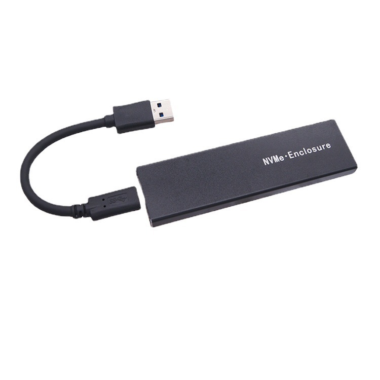 Kućište za M.2 NVMe na USB 3.1 Gen2/Type-C, aluminijska legura, dvostruki protokol, OEM spremno
