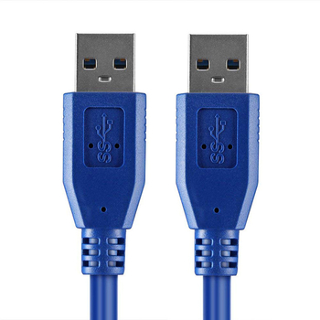 Ximi Technology Cablu date USB 3.0 – mâini la mâini, cu cap dublu, miez de cupru, transfer rapid de date