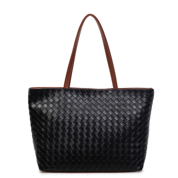 LEXYE Taška na tote - PU materiál, zipsové zapínanie, polyesterová podšívka, vnútorné vrecká (zips, vrecko na telefón, vrecko na dokumenty), mäkké ucho, vodorovný štvorec tvar