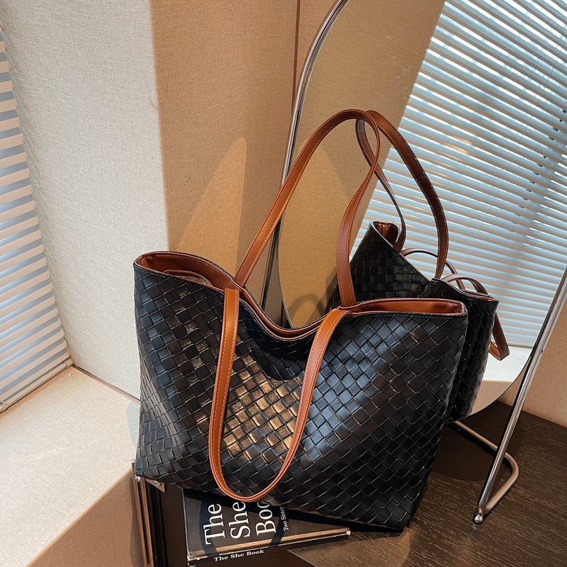 LEXYE Taška na tote - PU materiál, zipsové zapínanie, polyesterová podšívka, vnútorné vrecká (zips, vrecko na telefón, vrecko na dokumenty), mäkké ucho, vodorovný štvorec tvar