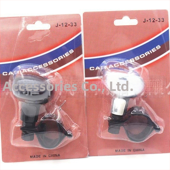 Auto stūres rata jaudas bumba ar gultņa dzelzs kloķi, universāla savietojamība, modelis J-12-33, svars 0,13 kg, logotipa drukāšana pieejama