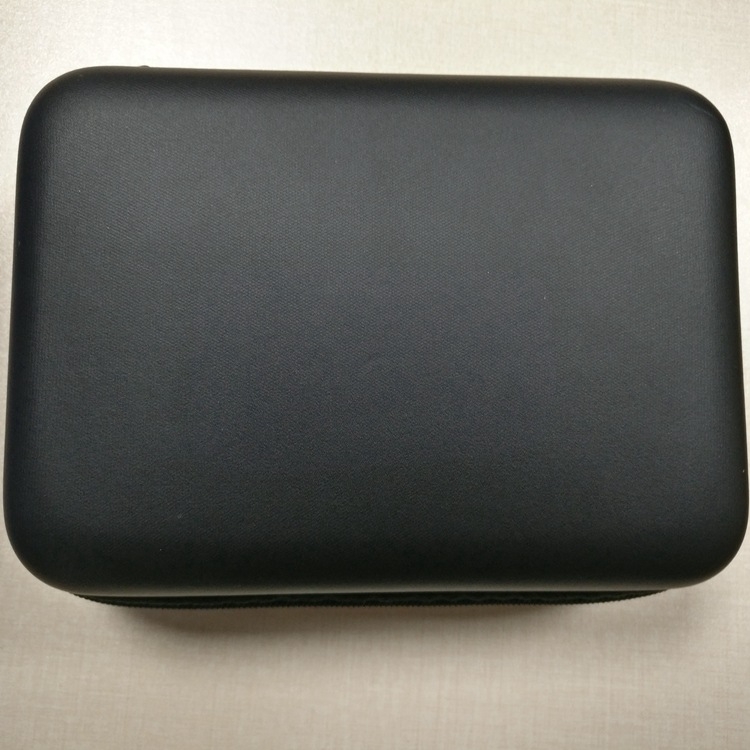 F001 EVA kvadratna kutija za pohranu powerbank-a i tvrdi diskovi, s zatvaračem, PU kutija, šivanje vrućim tlakom, materijal 20213, nosivost oko 35 g