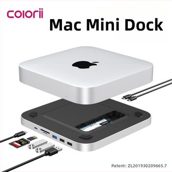 Mac Mini hub docking stanica USB-C 10Gbps, napájanie cez zbernicu, model 25M