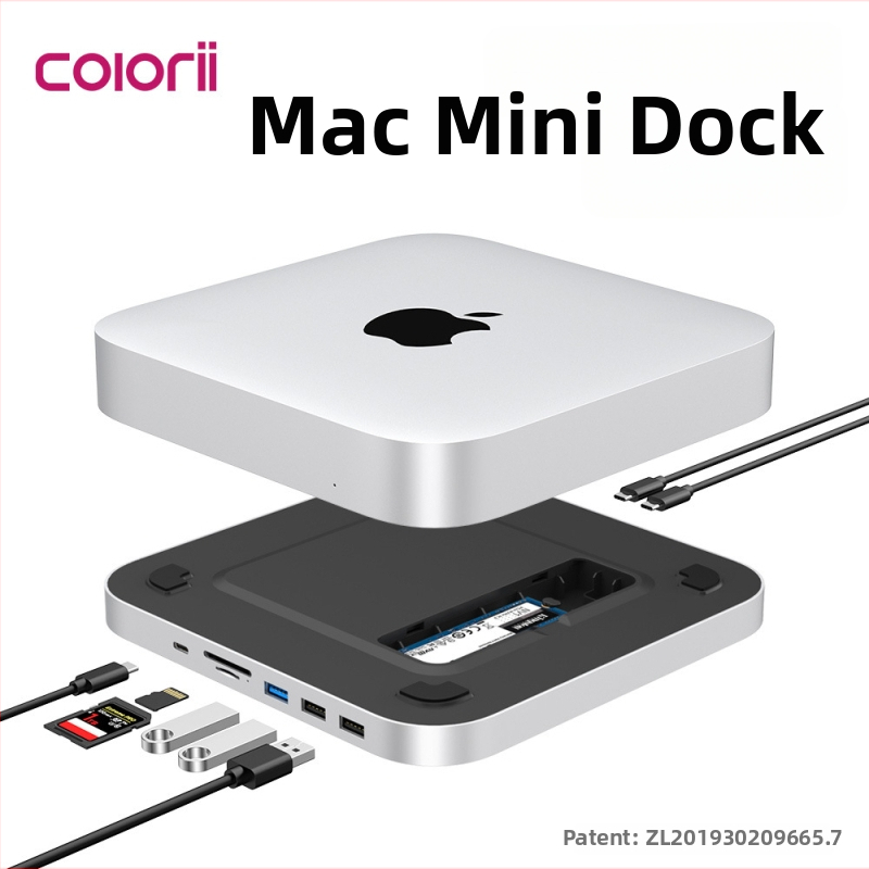 Mac Mini hub docking stanica USB-C 10Gbps, napájanie cez zbernicu, model 25M