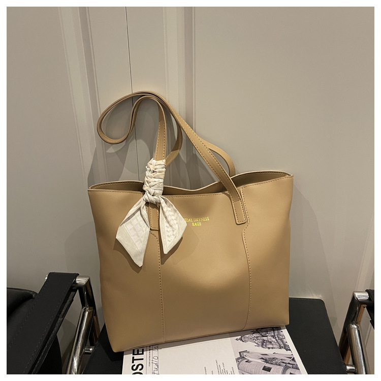 Geantă Tote din PU, formă orizontală pătrată, închidere cu fermoar, două mânere, design unisex