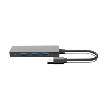 USB 3.0 4-portový hub s externým napájaním, 5 Gbps, kábel 0,15 m (model Hub-004)