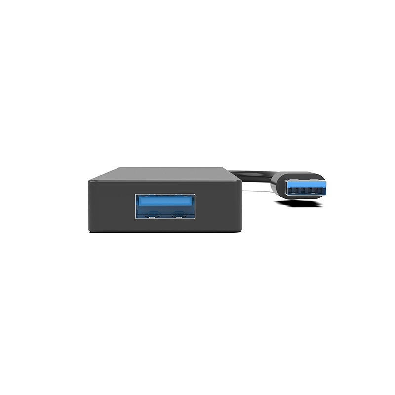 USB 3.0 4-portový hub s externým napájaním, 5 Gbps, kábel 0,15 m (model Hub-004)