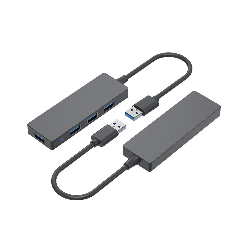 USB 3.0 4-portový hub s externým napájaním, 5 Gbps, kábel 0,15 m (model Hub-004)