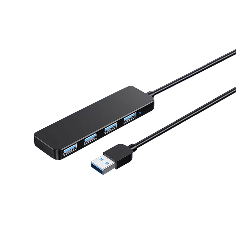 USB 3.0 hub s 4 portovima, razdjelnik jedan na četiri, 5Gbps, kabel 20 cm, napajanje preko USB