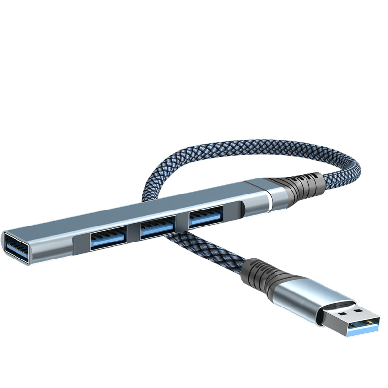 Type-C USB 3.0 hub adaptér, jednoportový rozbočovač, 5Gbps prenos, napájanie cez zbernicu