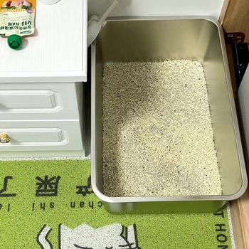 Box na mačiu stelku - otvorený vrch, proti rozstrekovaniu, PVC materiál