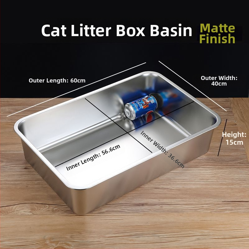 Box na mačiu stelku - otvorený vrch, proti rozstrekovaniu, PVC materiál