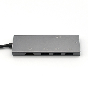 Feitang Type-C docking stanica 7-u-1 s čitačem SD/TF kartica, HDMI izlaz, USB portovi, PD podrška