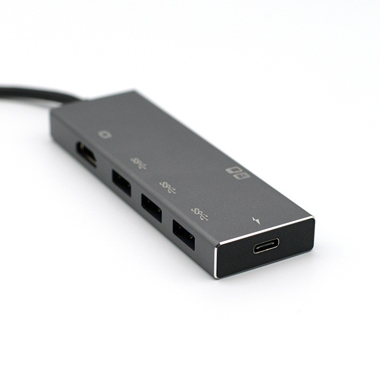 Feitang Type-C docking stanica 7-u-1 s čitačem SD/TF kartica, HDMI izlaz, USB portovi, PD podrška
