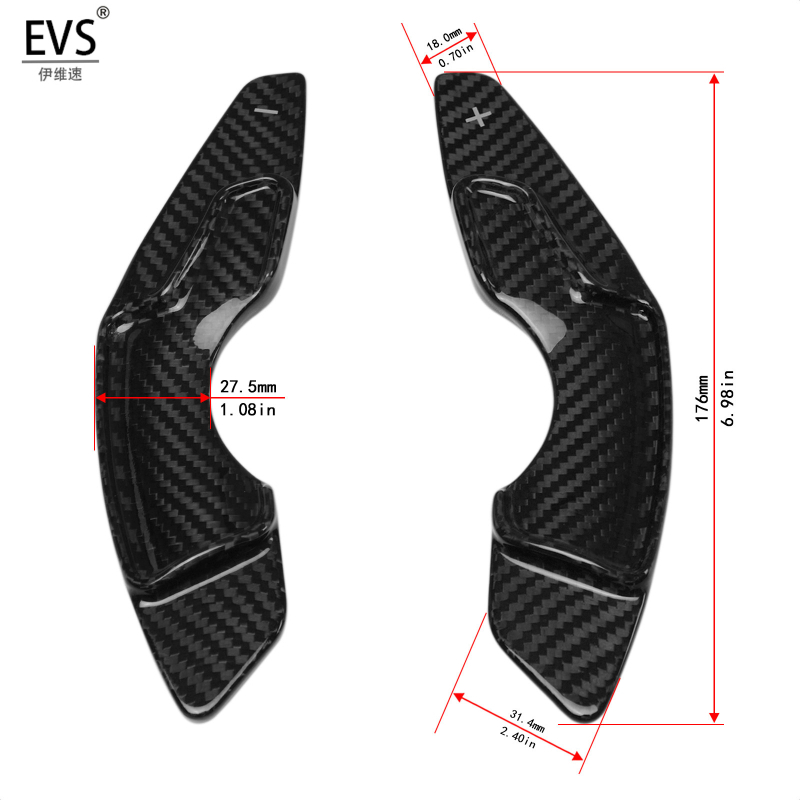 Karbonske paddle shiftere za Lexus IS — Ivy speed EVS, prilagodba dostupna, tiskani logo
