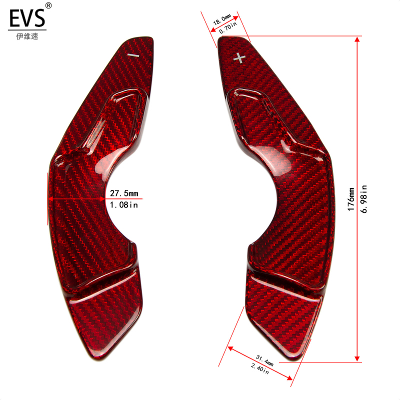 Karbonske paddle shiftere za Lexus IS — Ivy speed EVS, prilagodba dostupna, tiskani logo