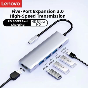 Lenovo S705 All-in-One Type-C dockingová stanica, 3-portový USB hub