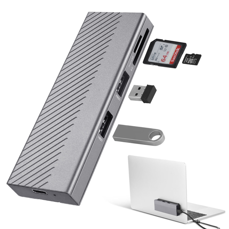 Carcasă SSD M.2 cu USB Type-C, 5120 MB/s, Alimentare externă, Model HE1009