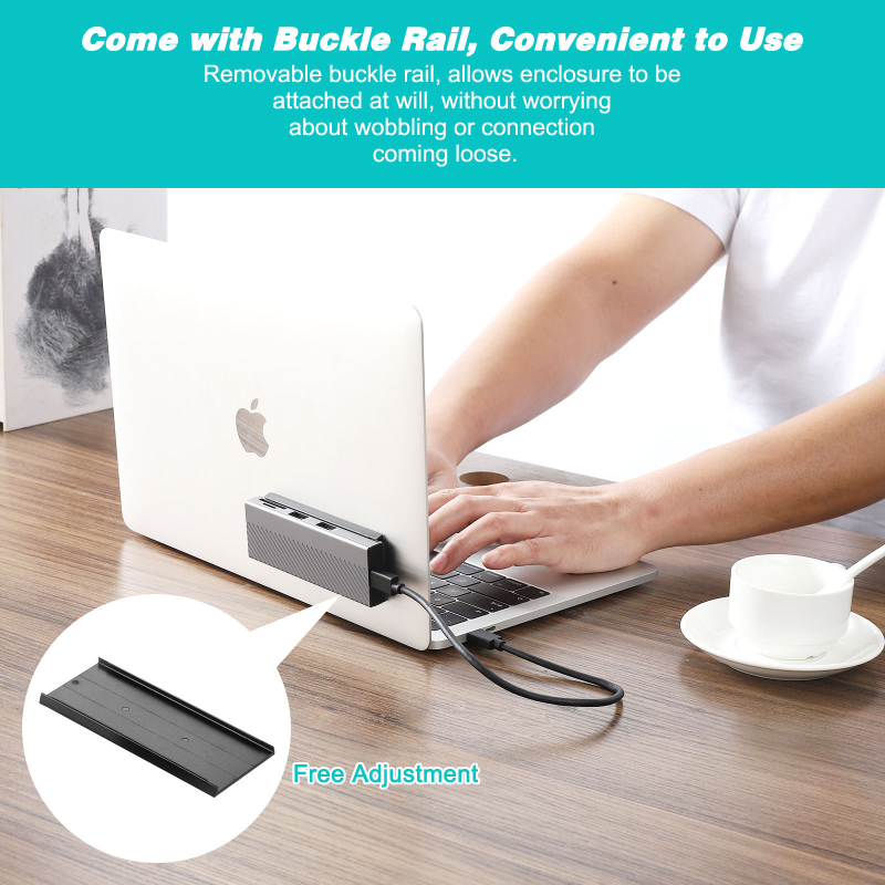 Carcasă SSD M.2 cu USB Type-C, 5120 MB/s, Alimentare externă, Model HE1009