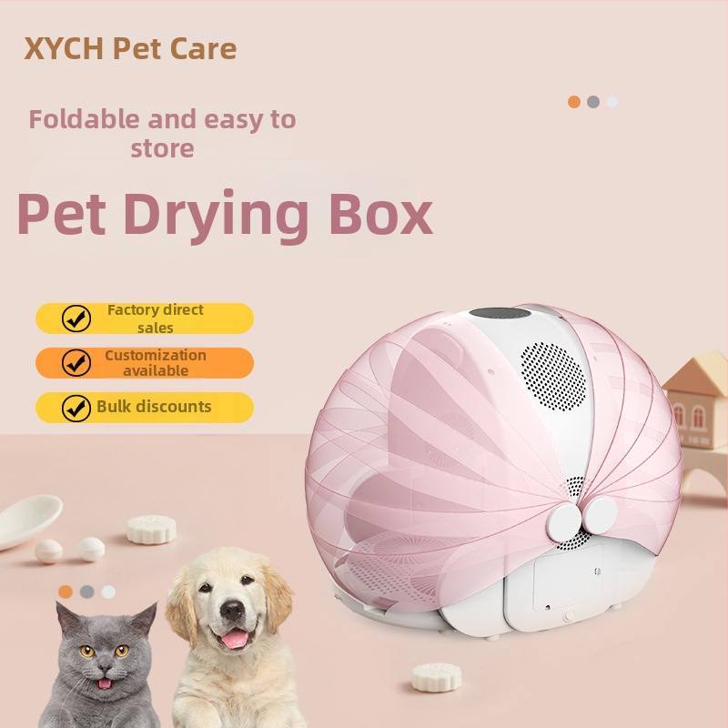 Saliekams mājdzīvnieku žāvētājs sušu kastē, piemērots kaķiem un mazajiem suņiem, modeļa XYhongganxiang, 1000–1199W, 110V, tipa nemainīgs rokturis, pārkaršanas aizsardzība