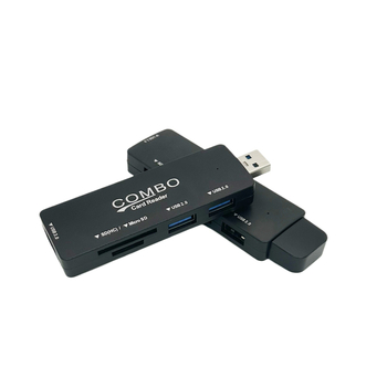 Neutral C-22 USB 3.0 hub s čitačem SD/TF kartice i docking stanicom, napajan putem USB