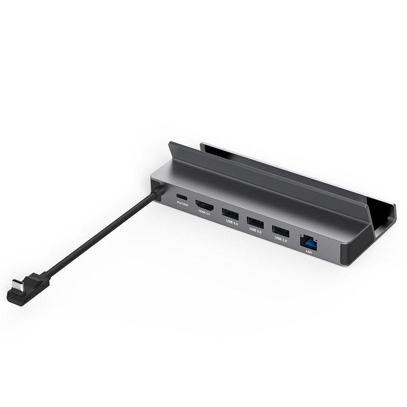 ROG Steam Deck USB-C dok, hub 1–6, 5 Gbps, 10 cm kábel, bez externého napájania