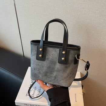 Bucket táska PU anyagból, street style, zip nyitás, laminált belső zseb, poliészter bélés, egy vállpánt, mindennapi használatra, őszi 2025