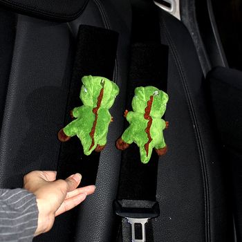 Karikatúra autóbiztonsági öv vállvédő, plüss anyag, 60 g, vállpárna kiegészítő, hivatalos magánmárka