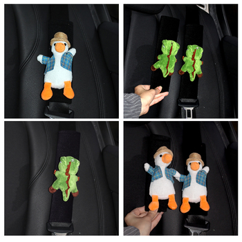 Karikatúra autóbiztonsági öv vállvédő, plüss anyag, 60 g, vállpárna kiegészítő, hivatalos magánmárka