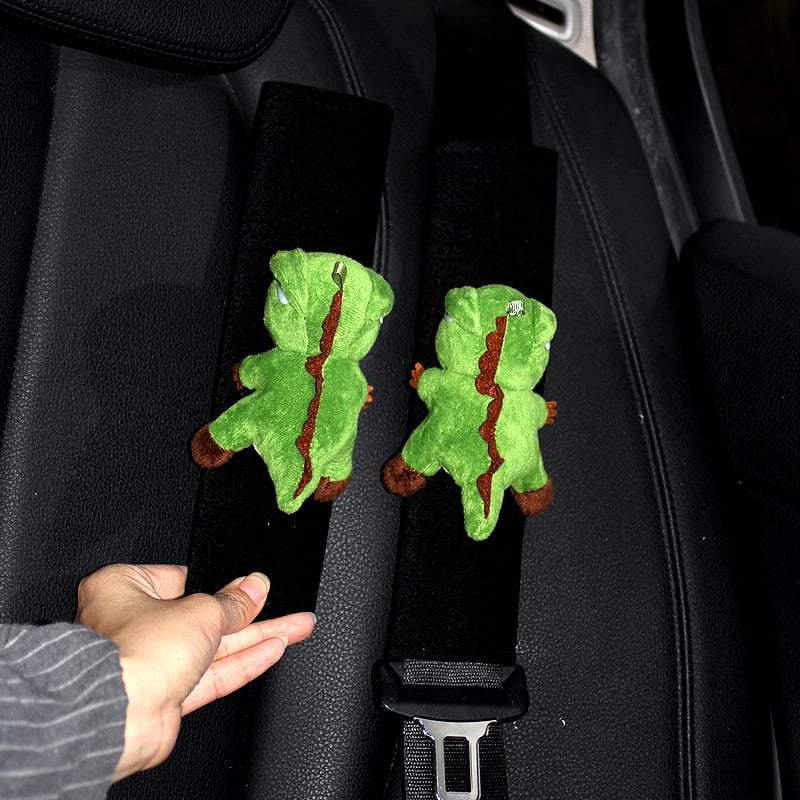 Karikatúra autóbiztonsági öv vállvédő, plüss anyag, 60 g, vállpárna kiegészítő, hivatalos magánmárka