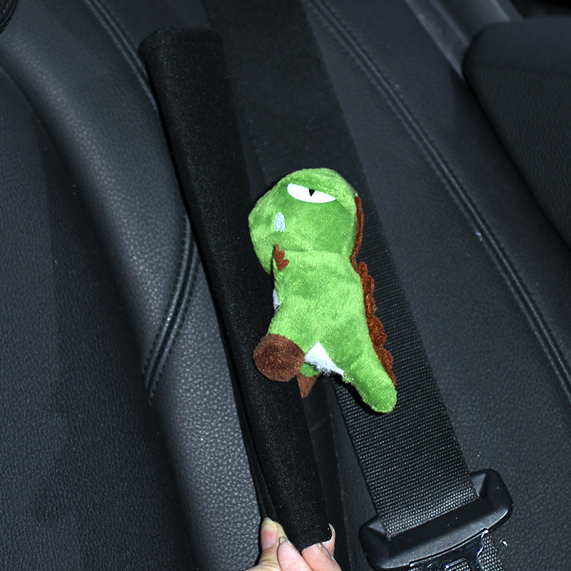 Karikatúra autóbiztonsági öv vállvédő, plüss anyag, 60 g, vállpárna kiegészítő, hivatalos magánmárka