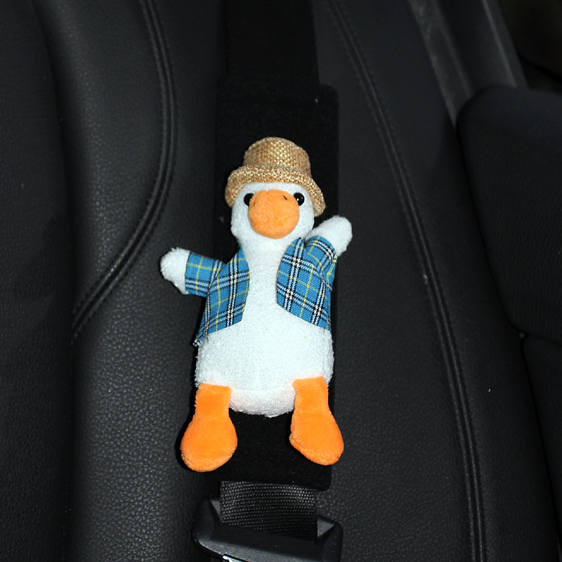 Karikatúra autóbiztonsági öv vállvédő, plüss anyag, 60 g, vállpárna kiegészítő, hivatalos magánmárka