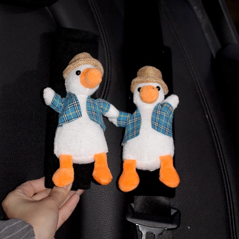 Karikatúra autóbiztonsági öv vállvédő, plüss anyag, 60 g, vállpárna kiegészítő, hivatalos magánmárka