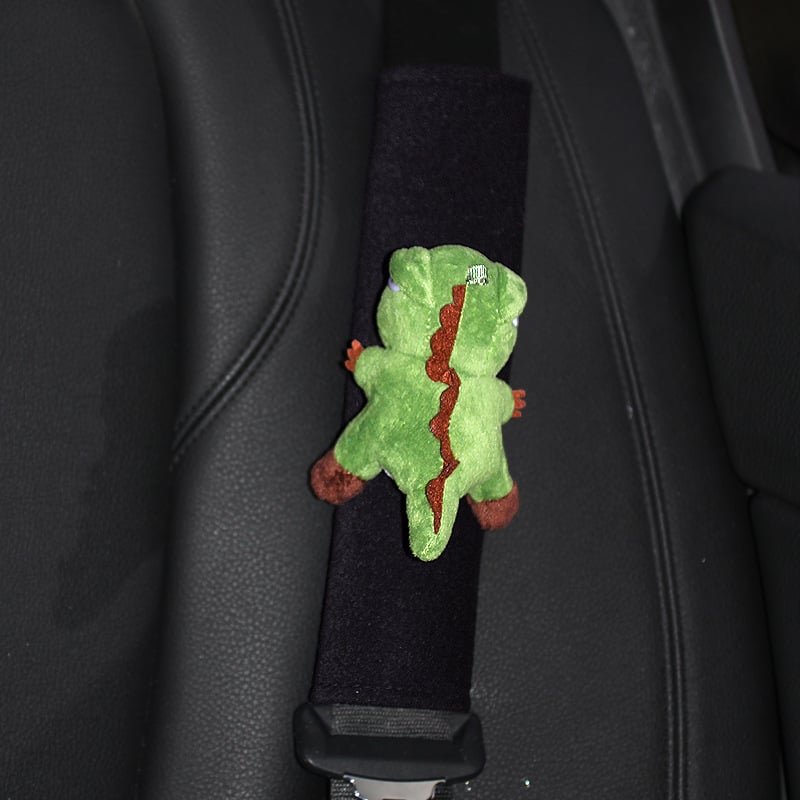 Karikatúra autóbiztonsági öv vállvédő, plüss anyag, 60 g, vállpárna kiegészítő, hivatalos magánmárka