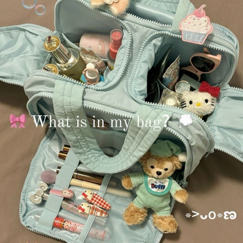 Kozmetikai táska kettős széles nyitással, bővíthető kapacitással, vízálló, száraz-nedves elválasztással, Oxford anyagból