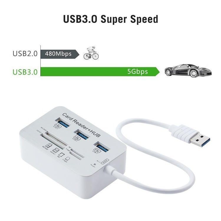USB 3.0 splitter hub, 1 na 3, Type-C hub, bez vanjskog napajanja
