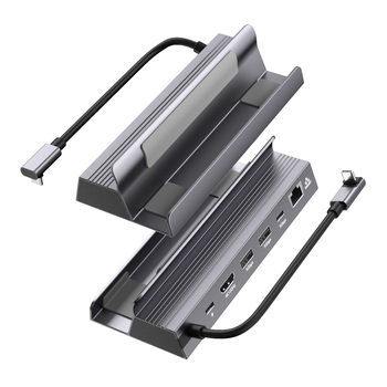 Šest-u-jednom prijenosni docking stanica s aluminijskim kućištem, Type-C sučeljem, 4K120Hz rezolucijom i brzinom prijenosa 5 Gbps