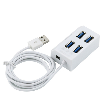 USB 2.0 4-portos hub, T-alakú bővítő, 1–4 osztó, USB-ről táplált