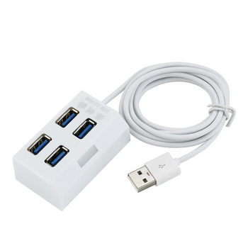 USB 2.0 4-portos hub, T-alakú bővítő, 1–4 osztó, USB-ről táplált