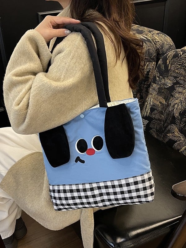 Női tote táska textil anyagból, vízszintes négyszögletes forma, cipzáras zárás, poliészter bélés, friss és édes stílus