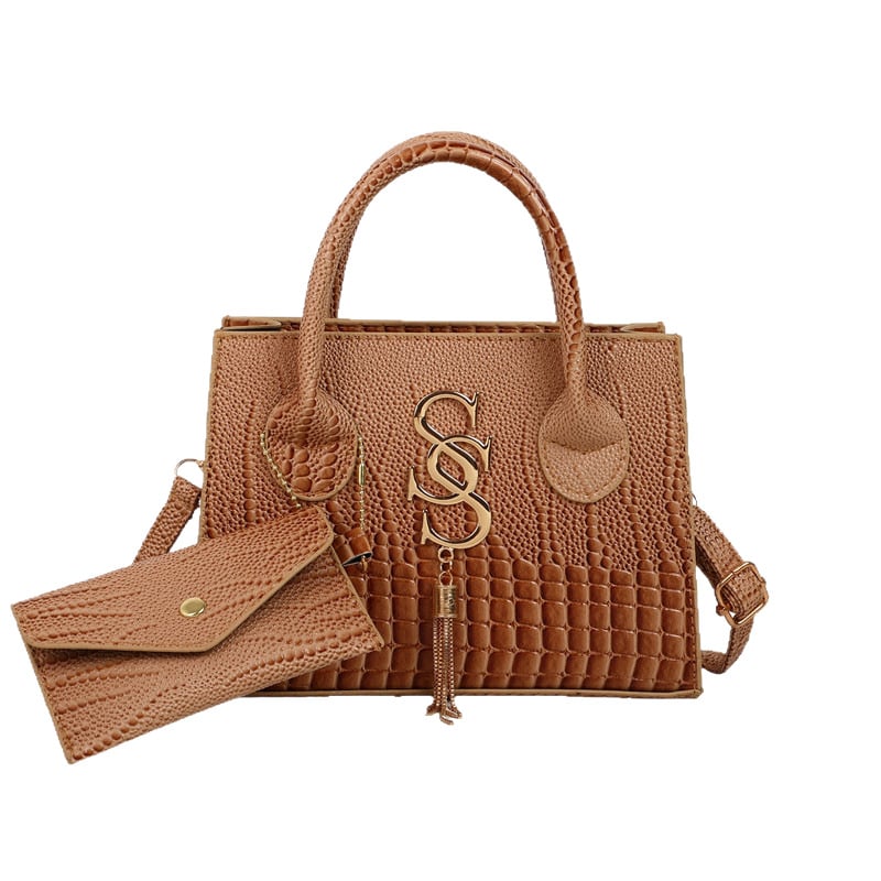 Női crossbody táska - Utcai divat stílus, mini négyzet formájú, PU anyag, cipzáras zárás, belső szintetikus bőr bélés