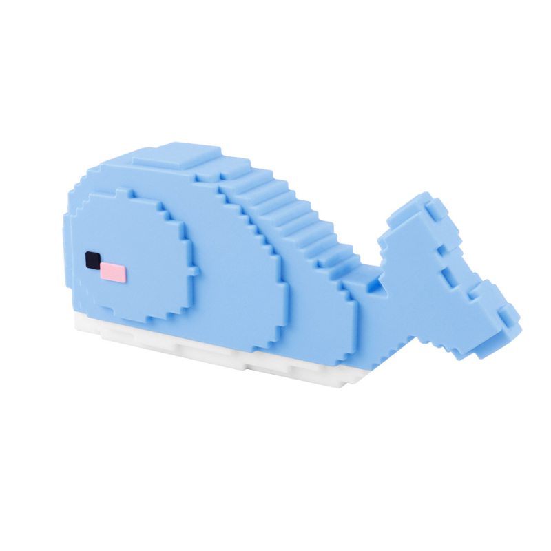 Whale USB 2.0 3-portový hub, stolová dekorácia, kábel 25 cm, napájanie cez USB