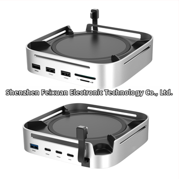 Mac mini M4 dockovacia stanica pre rozšírenie externého pevného disku, USB-C rozhranie, 10Gbps prenos, model X0295, s externým napájaním