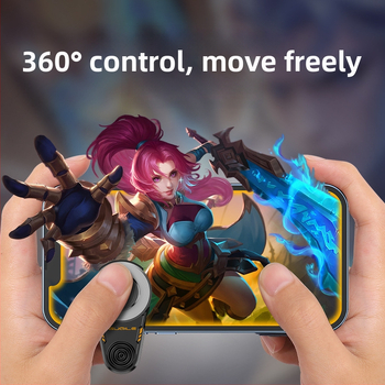 King of Glory Bezdrôtový joystick pre mobilné hry – ovládač pre dotykový displej (PVC telo)