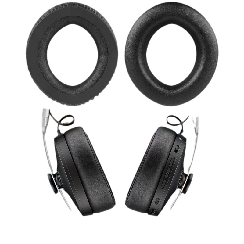Perne pentru urechi Sennheiser PXC360, PX360BT, MM550X, MM500X — piele artificială, moi și confortabile, proces OEM
