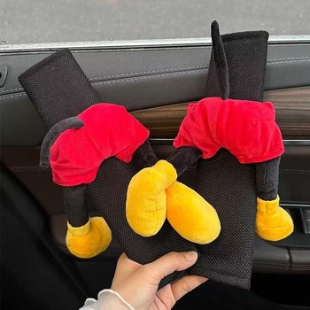 Poklopac za pojas sigurnosni pojas s dizajnom Mickey Mouse, poliester, 60 g, dekorativni dodatak, marka Beautiful night thoughts