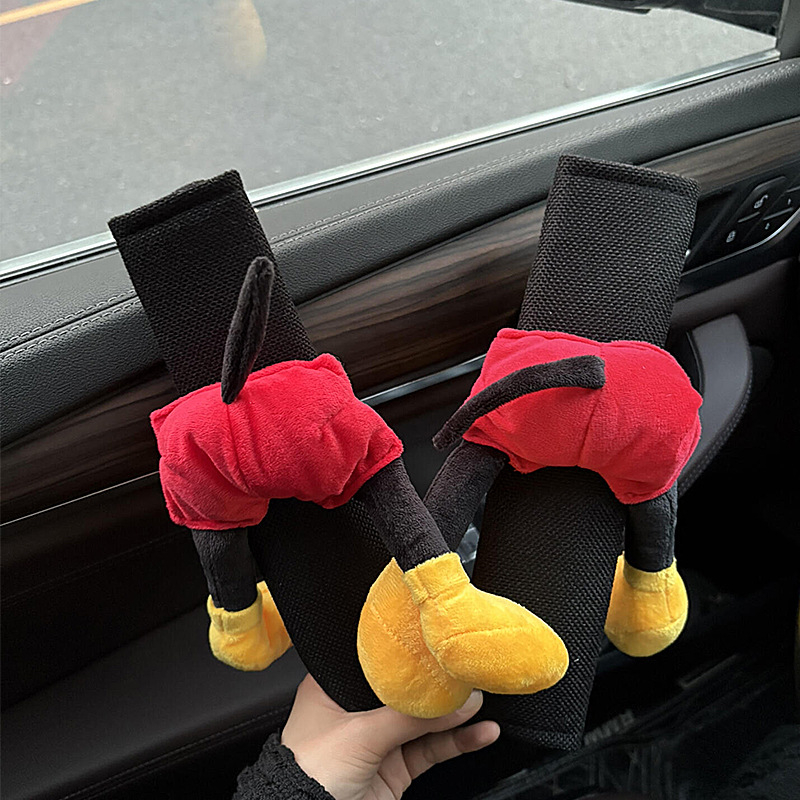 Poklopac za pojas sigurnosni pojas s dizajnom Mickey Mouse, poliester, 60 g, dekorativni dodatak, marka Beautiful night thoughts