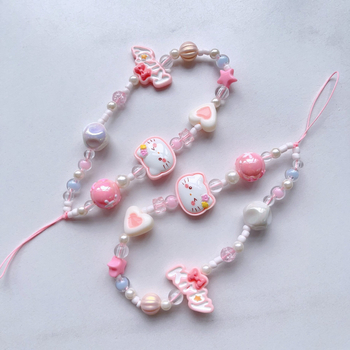 Akrüültelefoninööri karikatürse kassiga — käsitöö, mudel GLD-SL558, loominguline stiil, mitmeotstarbeline