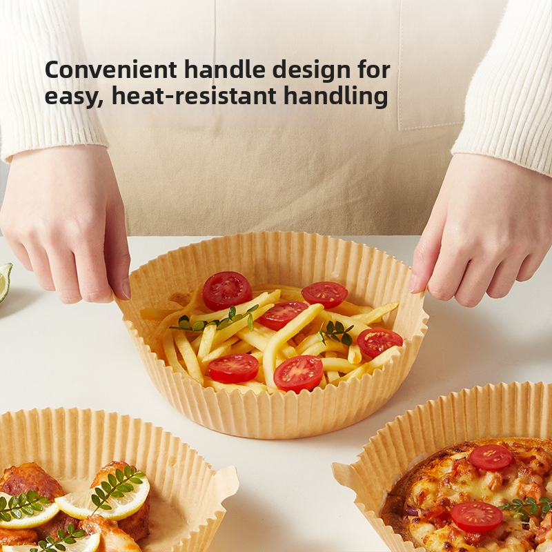 Orkaitės fritezei kepimo popierius – aliejų sugeriantis, dviejų pusių silikono dengtas kepimo popierius, skarda, 35 g/m²